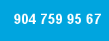 904 759 95 67 904 759 95 67